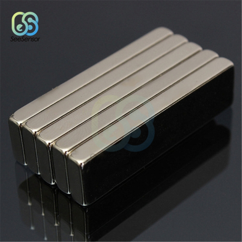 N52 néodyme aimant 40x10x4mm NdFeB bloc Super puissant fort Permanent magnétique Imanes ► Photo 1/1