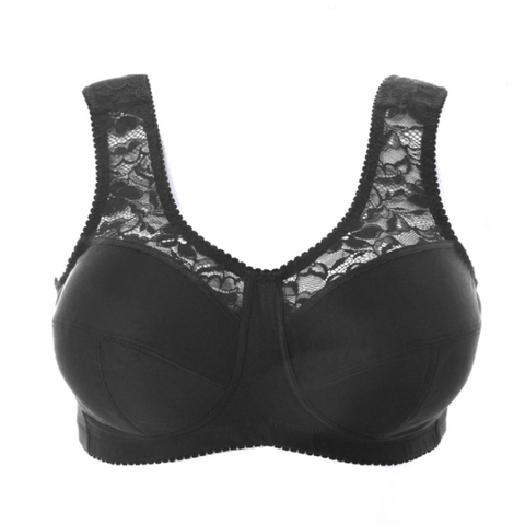 Minimizer soutien-gorge femmes sans doublure couverture complète dentelle sans fil Non rembourré doux bonnets grande taille 36 38 40 42 44 46 48 50 52 54 BCDEFGH ► Photo 1/6