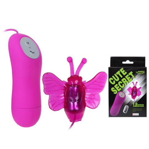 12 vitesses Vibration papillon vibrateur Clitoris masseur g-spot Stimulation vibrateurs jouets sexuels pour femme produits sexuels, jouets porno ► Photo 1/6