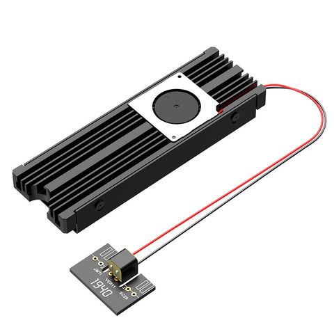 XT-XINTE ventilateur de refroidissement pour NGFF NVME M.2 m2 SSD dissipateur thermique refroidisseur turboventilateur SSD feuille de métal thermique silicium gaufrette dissipateur thermique adaptateur ► Photo 1/6