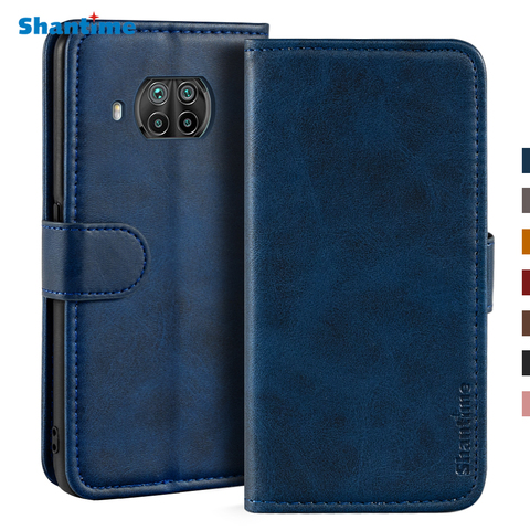 Coque pour Xiaomi Mi 10T Lite 5G Mi 10i 5G etui portefeuille magnétique housse en cuir pour Xiaomi Redmi Note 9 Pro 5G Coque Coque téléphone ► Photo 1/6