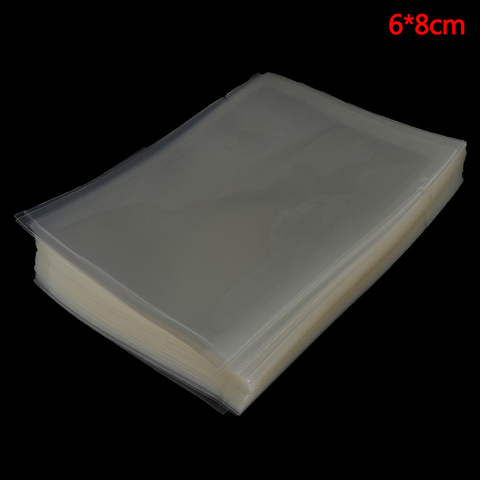 100 pcs/lot petit ménage alimentaire sous vide scellant sac clair emballage Film joint sac sous vide emballeur pour Machine à vide commerciale ► Photo 1/6