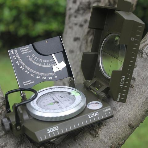 Boussole militaire de survie en plein air, randonnée, boussole géologique numérique, équipement de Navigation de Camping ► Photo 1/6