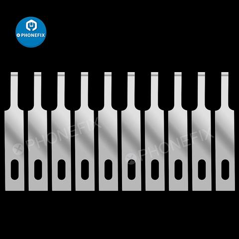 Lames de couteau de Scalpel en métal visage ID matrice de points réparation ensemble de lames spéciales pour iPhone X XR XS 11 Pro Max entretien du treillis Facial ► Photo 1/5