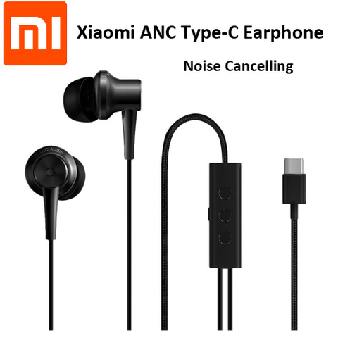 Contrôle câblé Original d'écouteur de suppression de bruit de Xiaomi ANC type-c avec le micro hybride HD pour le téléphone portable intelligent ► Photo 1/6