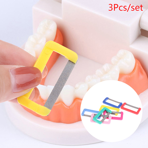 Outil de polissage de l'émail Interproximal orthodontique dentaire jetable de 3 pièces ► Photo 1/1