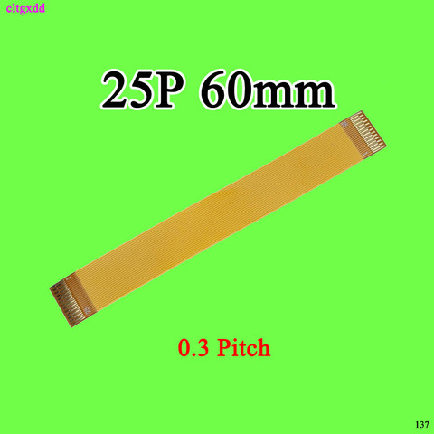 Câble de ligne plaqué or de Type A, 60mm 120mm 160mm 200mm 0.3mm, MiPi 25 P FPC 6cm FFC FPC 25 broches ► Photo 1/6