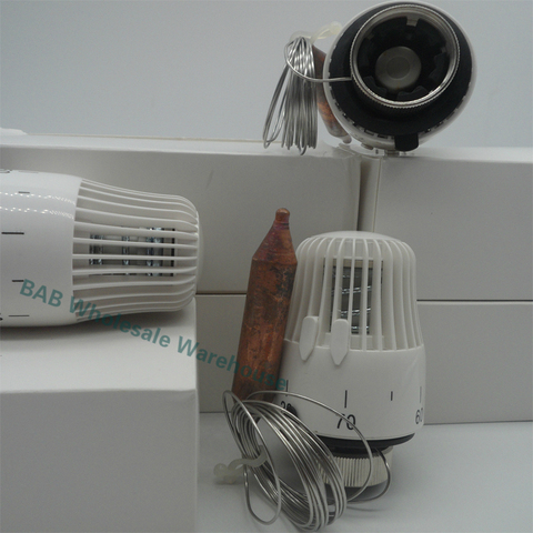 Tête de radiateur thermostatique, actionneur avec capteur de température M30 x 1.5mm, contrôleur de température à distance pour système de chauffage ► Photo 1/6