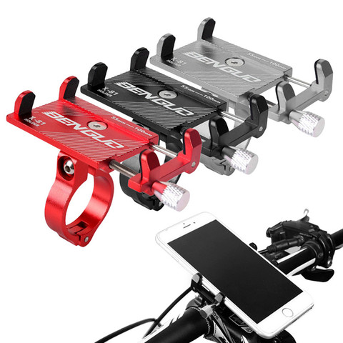 Scooter de vélo En Alliage D'aluminium Mobile Support Pour Téléphone Vtt VTT Support Support De Téléphone Portable Accessoires De Cyclisme ► Photo 1/6