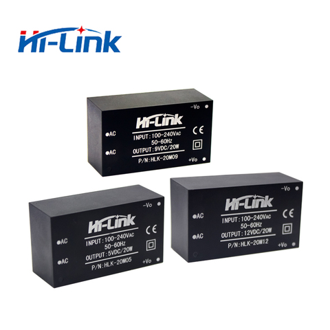 HLK-20M05/20M09/20M12/20M15/20M24 AC DC 220V 5 V/9 V/12 V/15 V/24 V isolé commutation abaisseur module d'alimentation domotique ► Photo 1/6