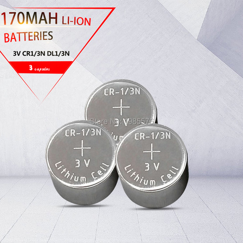 3 pièces 3V 170mAh batterie au Lithium cellules 3V CR-1/3N CR13N M6 M7 DL-1/3N CR1/3N bouton haute décharge batterie à courant élevé ► Photo 1/5