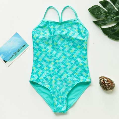 Maillot de bain une pièce pour filles de 3 à 18 ans, vêtements de plage pour enfants et adolescents, tendance Beachwear-ST199 ► Photo 1/6