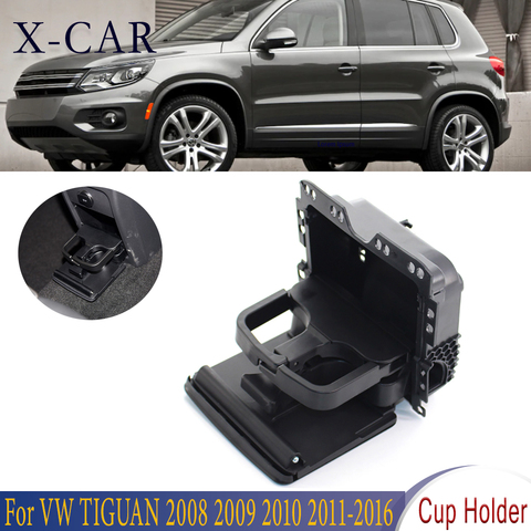 Accoudoir Central arrière pour VW TIGUAN X-CAR, porte-boissons, 2008, 2009, 2010, 2011, 2012, 2013, 2016 ► Photo 1/6