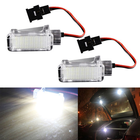 Lampe LED de coffre pour Skoda Octavia Fabia, 2 pièces, canbus, éclairage de coffre pour compartiment à bagages ► Photo 1/6