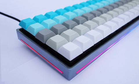 RGB75 Ortholinear Keyboard Hot Swap Type-C Connection QMK Programmable Gateron Cherry MX Switches Mechanical keyboard ► Photo 1/6