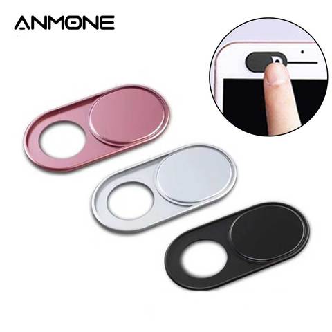 ANMONE Webcam couverture curseur caméra pour ordinateur portable couverture obturateur téléphone Mobile avant caméra couverture Protection de la vie privée autocollant pour ordinateur portable ► Photo 1/6