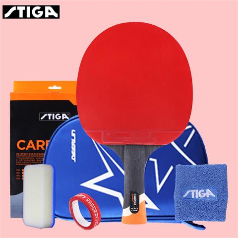 STIGA-raquette de Tennis de Table 6 étoiles Pro Paddle-pong, boutons pour raquettes offensives, Sport ► Photo 1/6