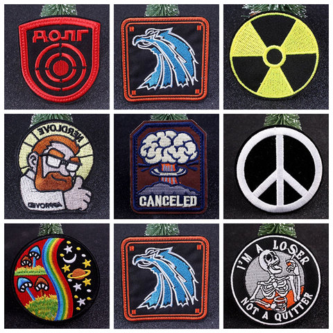 Patchs de rayonnement de centrale nucléaire de bricolage pour les Factions de traqueur de vêtements ► Photo 1/1