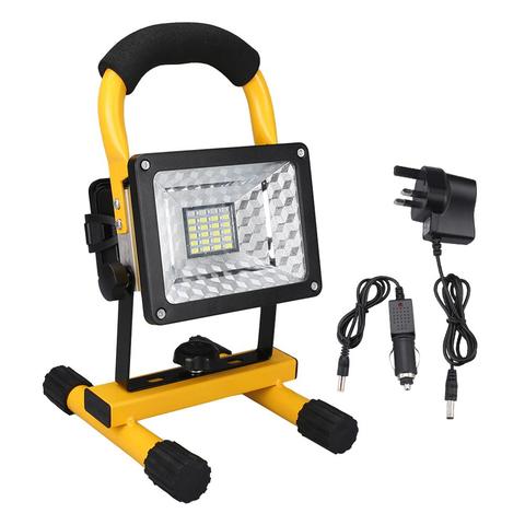 30W LED projecteur Rechargeable Portable projecteur étanche projecteur à piles lampe de travail en plein air Camping ► Photo 1/6