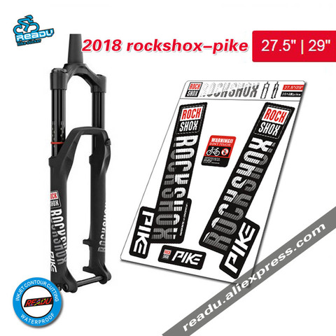 Rockshox-autocollants brochet, étiquettes de fourche, vtt, avant de vélo, 2022, VTT ► Photo 1/6