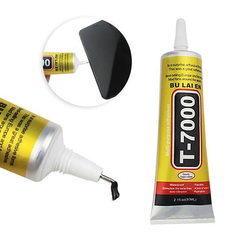 Colle adhésive à faible odeur T7000, 15/50ml, Super adhésive, pour réparation de cadre d'écran tactile de téléphone, mastic liquide, fournitures scolaires et de bureau ► Photo 1/6