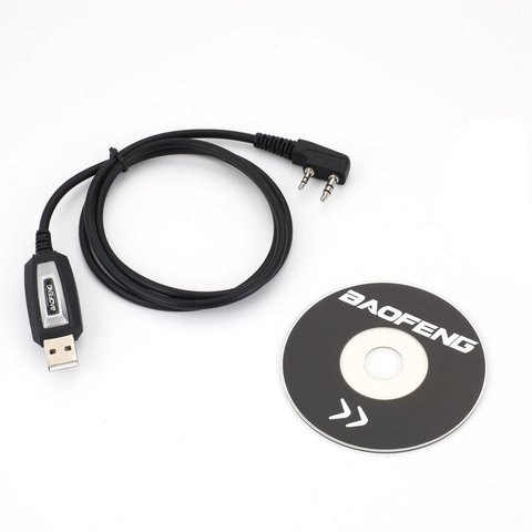 USB programmeur Kabel/Snoer CD pilote voor Baofeng UV-5R/BF-888S émetteur-récepteur portable ► Photo 1/6