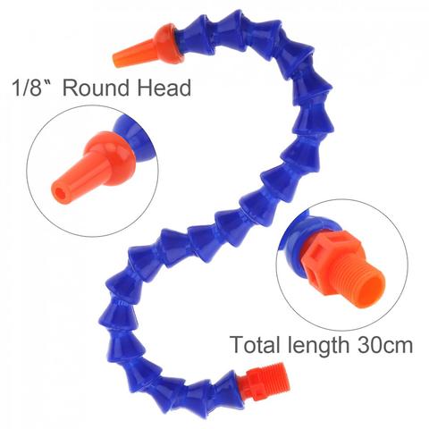 Tube Flexible en plastique de refroidissement d'huile de l'eau de 1/8 pouces 300mm avec la buse principale ronde pour la Machine de CNC/fraisage/tour ► Photo 1/6