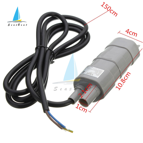 DC 12V 1.2A 5M 600L/H haut débit pompe à eau Submersible trois fils Micro moteur pompe à eau pour Aquarium Aquarium JT-500 ► Photo 1/4