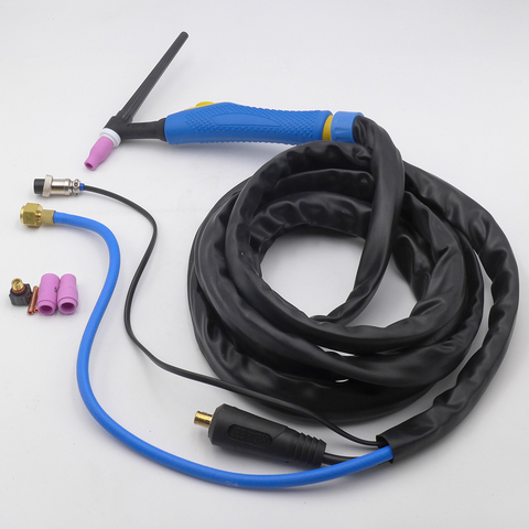 Haute qualité refroidi par air WP-9 TIG torches tête torche, type distinct 4 m avec DKJ10-25 connecteur ► Photo 1/6