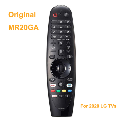 Nouvelle télécommande magique vocale d'origine MR20GA AKB75855501 pour 2022 LG AI ThinQ 4K Smart TV NANO9 NANO8 ZX WX série GX CX BX ► Photo 1/4