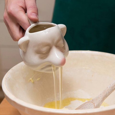 Séparateur d'œufs créatif en forme de naine, en céramique, pour blanc et jaune, Gadget de cuisine domestique, outils de cuisson ► Photo 1/5