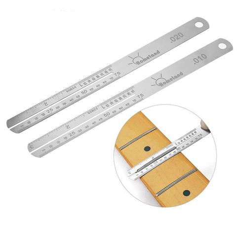 Orphee guitare Fretboard protecteur Fret extracteur acier inoxydable écrou Luthier outils de réparation remplacement 0.010/0.020/0.080/0.125 pouce ► Photo 1/6