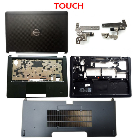 Pour Dell Latitude E7250 LCD couverture arrière/lunette avant/repose-pied/couvercle du boîtier inférieur 0TWKC5 04XG2K 0V5Y98 0Y0T7F 0M081X 05JK6H 08MV8D ► Photo 1/6