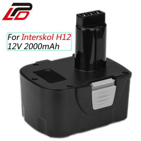 Ni-CD Power Tool Batterie pour Interskol H12 12 V 2000 mAh Perceuse sans fil Remplacement Rechargeable Batterie ► Photo 1/6