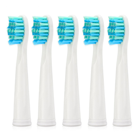 Seago brosse à dents tête pour SG-507B/908/909/917/610/659/719/910/949/958 brosse à dents électrique remplacement brosse à dents tête 5 pièces/ensemble ► Photo 1/6