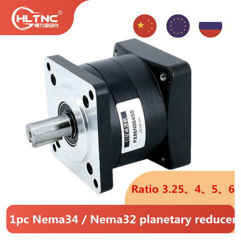 Réducteur planétaire, rapport NEMA34, 1 pièce, peut être équipé avec stepper/servo/moteur sans balais, rapport 3.25:1 4:1 5:1 ► Photo 1/6