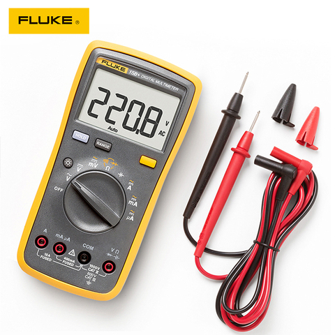 Multimètre de courant Fluke, de type 15B +/17B +/18B +/12E +, Original, numérique à tension DMM AC/DC/Diode/r/c ► Photo 1/6