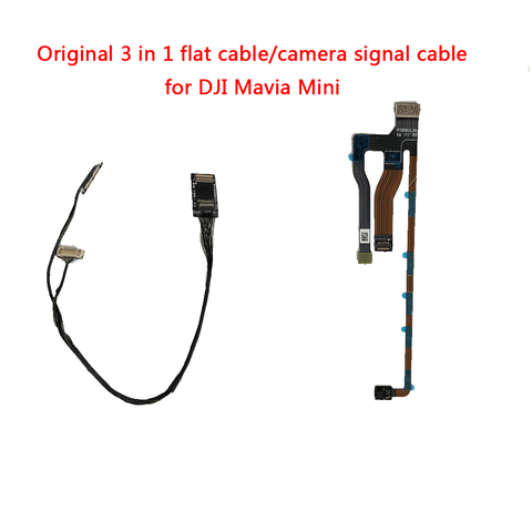 Câble plat 3 en 1 de Transmission de ligne de Signal de câble de la caméra PTZ de cardan originale de DJI Mavic Mini pour le remplacement de Drone ► Photo 1/6