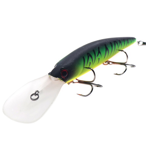 16cm 19g Minnow Leurre De Pêche avec 3 Crochets D'ancrage Wobbler Crankbait Poisson Appât Intégré Bille D'acier Basses Artificielles Pêche ► Photo 1/6