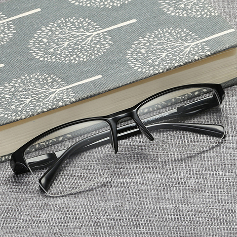 Seemfly – lunettes de lecture à demi-monture pour hommes et femmes, presbytes, vision de loin, avec force + 50 + 75 + 100 à + 400 ► Photo 1/6