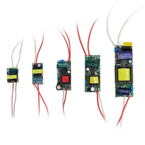 Unité d'alimentation à courant Constant, pilote de LED, transformateur AC85-265V ma 110V 220V à DC 12V 24V 1W 3W 5W 10W 18W 20W 25W 36W ► Photo 1/6