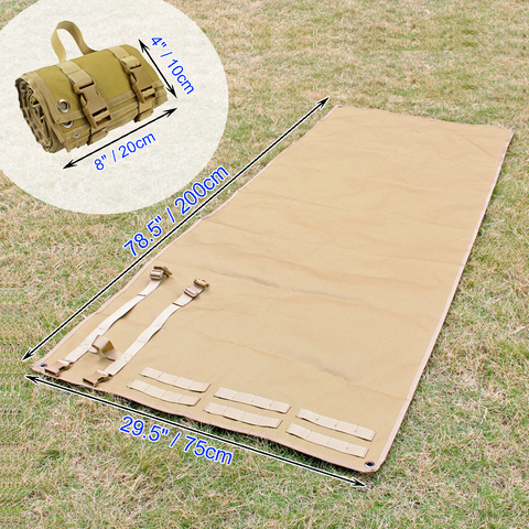 Tapis de tir plié tactique tireurs d'entraînement tapis de tissu en Nylon de haute qualité pour le Camping de Sniper de plage de chasse en plein air ► Photo 1/6