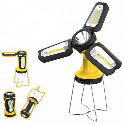 Lampe Led imperméable, Lampe torche Led imperméable, Rechargeable, Lampe de travail, lumière d'urgence ► Photo 1/6