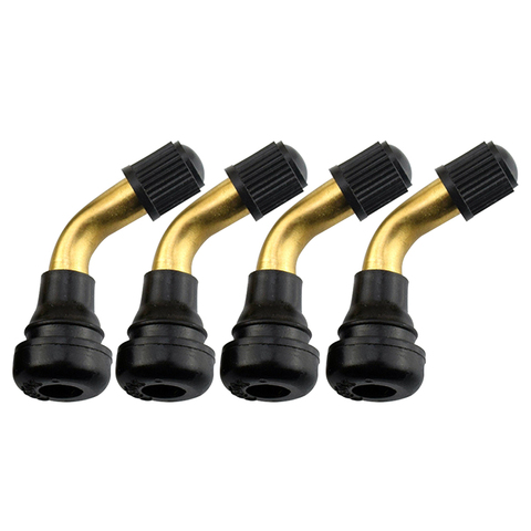 4 Pièces. Ensemble valve d'angle en caoutchouc pour pneus tubeless, mamelon pour disque tubeless, mamelon de roue (pvr40/pvr50/pvr60/pvr70) ► Photo 1/6