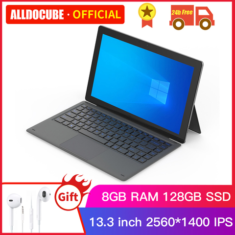 Alldocube KNote X Pro 13.3 pouces Gemini lake N4100 Windows 10 tablette Quad Core 8 go RAM 128 go SSD 2560*1440 IPS tablettes KNoteX ► Photo 1/6