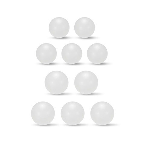 Uxcell 5-300 pièces PP billes en plastique solide précision roulement à billes 2.38mm 3mm 4mm 5mm 7mm 8mm 10mm 11mm 12.7mm 18mm ► Photo 1/1