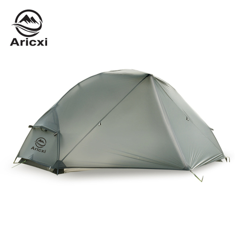 Tente de Camping ultralégère extérieure Aricxi 3/4 saison 1 personne seule professionnelle 15D tente de silicone en Nylon Barracas Para Camping ► Photo 1/6