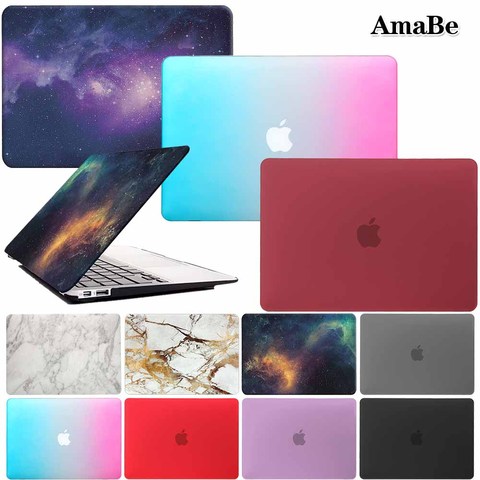 Étui pour ordinateur portable mat pour MacBook Air 13 12 11 Pro 13 15 Retina A1502 barre tactile Macbook 13 15 pouces avec barre tactile ► Photo 1/6