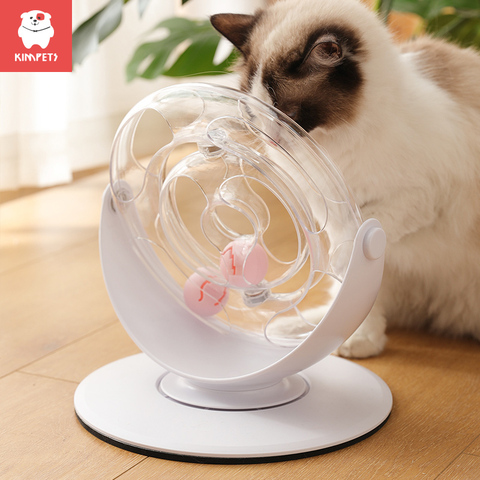 KIMPETS – bâton pour chat, jouet amusant, tasse d'espace rotative, plateau tournant, soulage l'ennui, chaton, fournitures ► Photo 1/6