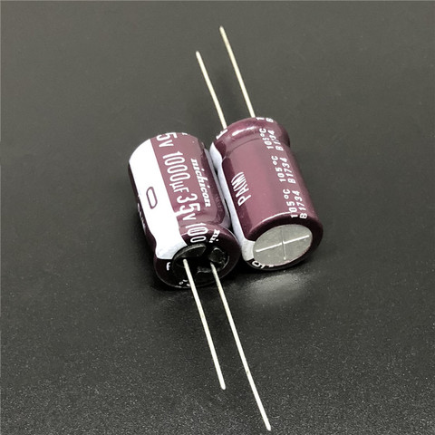 5 pièces/50pcs 1000uF 35V NICHICON PA série 12.5x20mm basse impédance Miniature 35V1000uF condensateur électrolytique en aluminium ► Photo 1/2